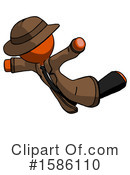 Orange Design Mascot Clipart #1586110 by Leo Blanchette