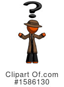 Orange Design Mascot Clipart #1586130 by Leo Blanchette