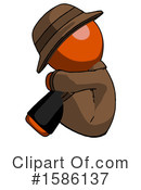 Orange Design Mascot Clipart #1586137 by Leo Blanchette