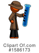 Orange Design Mascot Clipart #1586173 by Leo Blanchette