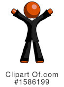 Orange Design Mascot Clipart #1586199 by Leo Blanchette