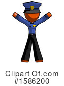 Orange Design Mascot Clipart #1586200 by Leo Blanchette