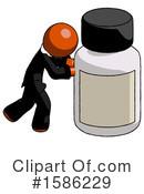 Orange Design Mascot Clipart #1586229 by Leo Blanchette