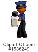 Orange Design Mascot Clipart #1586249 by Leo Blanchette
