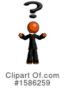 Orange Design Mascot Clipart #1586259 by Leo Blanchette