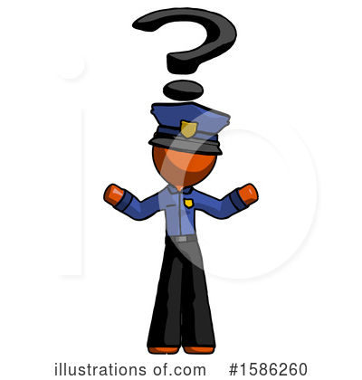 Royalty-Free (RF) Orange Design Mascot Clipart Illustration by Leo Blanchette - Stock Sample #1586260