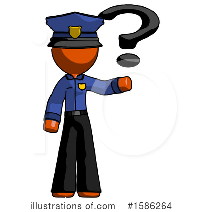 Royalty-Free (RF) Orange Design Mascot Clipart Illustration by Leo Blanchette - Stock Sample #1586264