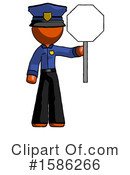 Orange Design Mascot Clipart #1586266 by Leo Blanchette
