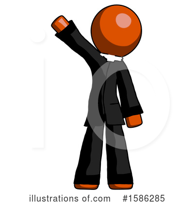 Royalty-Free (RF) Orange Design Mascot Clipart Illustration by Leo Blanchette - Stock Sample #1586285