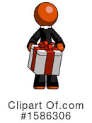 Orange Design Mascot Clipart #1586306 by Leo Blanchette