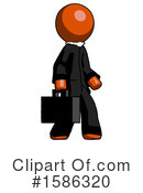 Orange Design Mascot Clipart #1586320 by Leo Blanchette
