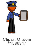Orange Design Mascot Clipart #1586347 by Leo Blanchette