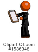 Orange Design Mascot Clipart #1586348 by Leo Blanchette