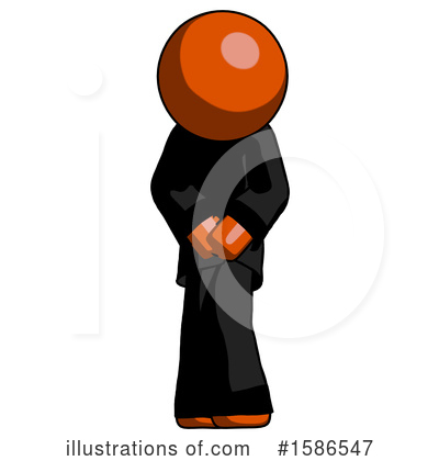 Royalty-Free (RF) Orange Design Mascot Clipart Illustration by Leo Blanchette - Stock Sample #1586547