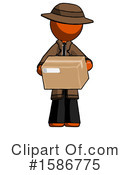Orange Design Mascot Clipart #1586775 by Leo Blanchette