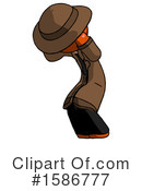 Orange Design Mascot Clipart #1586777 by Leo Blanchette