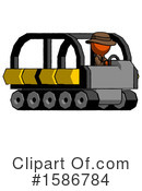 Orange Design Mascot Clipart #1586784 by Leo Blanchette