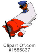 Orange Design Mascot Clipart #1586837 by Leo Blanchette