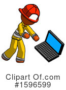 Orange Design Mascot Clipart #1596599 by Leo Blanchette
