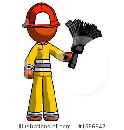 Royalty-Free (RF) Orange Design Mascot Clipart Illustration by Leo Blanchette - Stock Sample #1596642