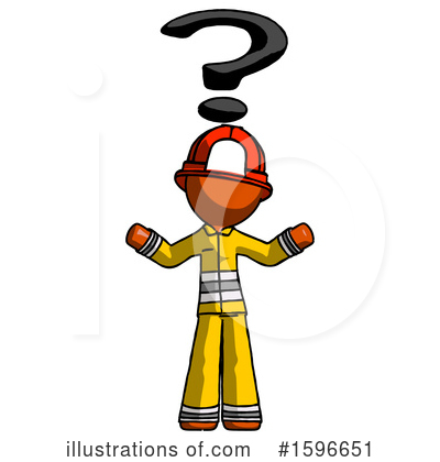 Royalty-Free (RF) Orange Design Mascot Clipart Illustration by Leo Blanchette - Stock Sample #1596651
