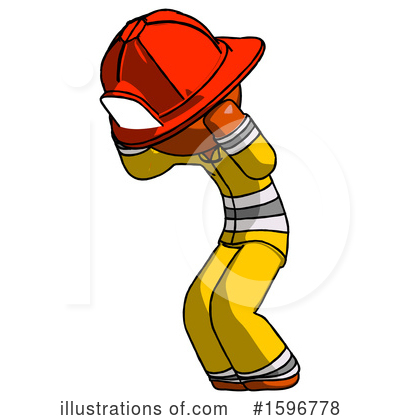 Royalty-Free (RF) Orange Design Mascot Clipart Illustration by Leo Blanchette - Stock Sample #1596778