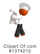 Orange Man Chef Clipart #1374212 by Leo Blanchette