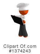 Orange Man Chef Clipart #1374243 by Leo Blanchette