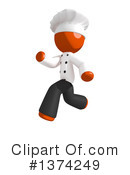 Orange Man Chef Clipart #1374249 by Leo Blanchette