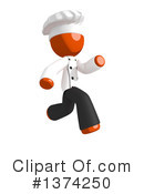 Orange Man Chef Clipart #1374250 by Leo Blanchette