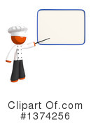 Orange Man Chef Clipart #1374256 by Leo Blanchette