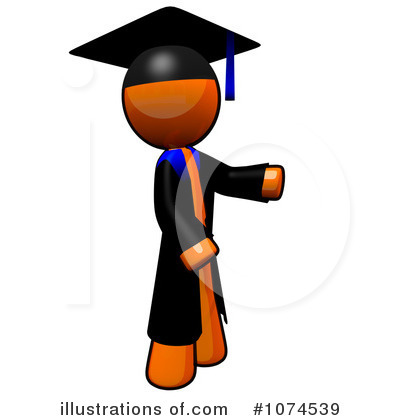 Graduation Clipart #1074539 by Leo Blanchette