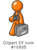Orange Man Clipart #10935 by Leo Blanchette