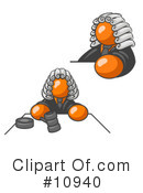 Orange Man Clipart #10940 by Leo Blanchette