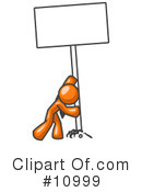 Orange Man Clipart #10999 by Leo Blanchette
