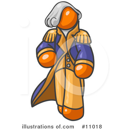 Royalty-Free (RF) Orange Man Clipart Illustration by Leo Blanchette - Stock Sample #11018