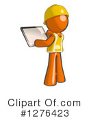 Orange Man Clipart #1276423 by Leo Blanchette