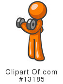 Orange Man Clipart #13185 by Leo Blanchette