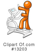 Orange Man Clipart #13203 by Leo Blanchette