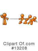 Orange Man Clipart #13208 by Leo Blanchette
