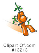 Orange Man Clipart #13213 by Leo Blanchette