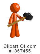 Orange Man Clipart #1367455 by Leo Blanchette