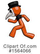 Orange Man Clipart #1564066 by Leo Blanchette