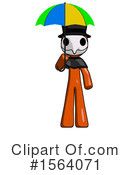 Orange Man Clipart #1564071 by Leo Blanchette