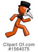 Orange Man Clipart #1564075 by Leo Blanchette