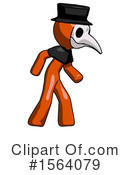Orange Man Clipart #1564079 by Leo Blanchette