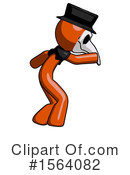 Orange Man Clipart #1564082 by Leo Blanchette