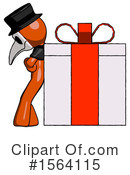 Orange Man Clipart #1564115 by Leo Blanchette