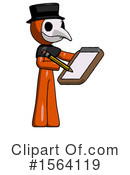 Orange Man Clipart #1564119 by Leo Blanchette