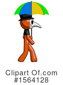 Orange Man Clipart #1564128 by Leo Blanchette